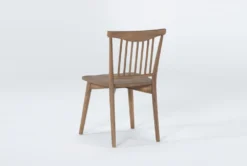 Magnolia Home Coffee Shop Low Back Dining Side Chair By Joanna Gaines -Furniluxe 257165 brown wood dining chair side 19