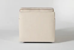 Reeves 36" Swivel Accent Chair By Nate Berkus + Jeremiah Brent -Furniluxe 257968 beige fabric swivel v2 back 03