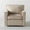 Reeves 36" Swivel Accent Chair By Nate Berkus + Jeremiah Brent -Furniluxe 257968 beige fabric swivel v2 signature 01