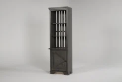 Sinclair II Grey 25" Left Pier -Furniluxe 258744 grey wood pier arm 26