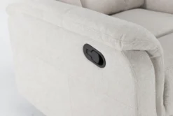 Suzy II Cream Wallaway Recliner -Furniluxe 259757 beige fabric wallaway detail 44