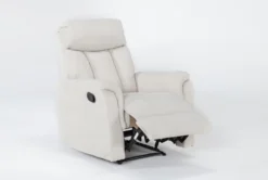 Suzy II Cream Wallaway Recliner -Furniluxe 259757 beige fabric wallaway side 19