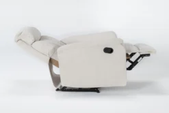 Suzy II Cream Wallaway Recliner -Furniluxe 259757 beige fabric wallaway side 20