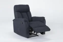 Suzy II Blue Wallaway Recliner -Furniluxe 259759 blue fabric wallaway side 19