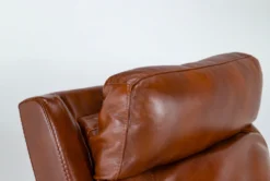 Victor Chestnut Power Zero Gravity Recliner With Power Headrest & Lumbar -Furniluxe 261004 brown leather recliner v2 detail 42