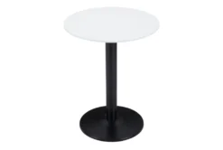 Cypress 42" Pub Table -Furniluxe 262532 white metal bistropub table detail 45