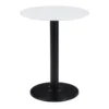 Cypress 42" Pub Table -Furniluxe 262532 white metal bistropub table signature 04