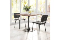 Nantucket Grey Dining Side Chair Set Of 2 -Furniluxe 262535 grey polyurethane dining chair room 85