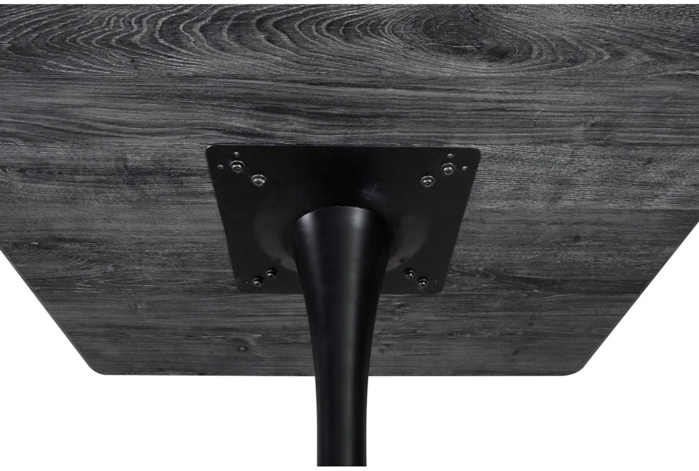 Dawn Black 35" Square Dining Table 6 Dawn Black 35" Square Dining Table - Image 4
