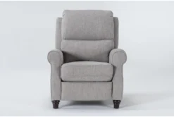 Whitwell Light Grey Push Back Recliner