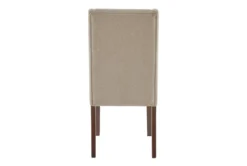 Elijah Taupe Dining Side Chair Set Of 2 -Furniluxe 267509 grey wood dining chair back 82