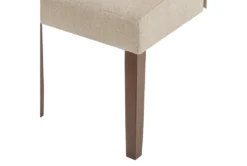 Elijah Taupe Dining Side Chair Set Of 2 -Furniluxe 267509 grey wood dining chair detail 44