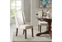 Elijah Cream Dining Side Chair Set Of 2 -Furniluxe 267561 natural wood dining chair room 85