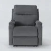 Majorca Sterling Power Wallaway Recliner With Power Headrest, Lumbar, Heat & Massage -Furniluxe 267669 grey polyester recliner signature 01