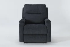 Majorca Graphite Power Wallaway Recliner With Power Headrest, Lumbar, Heat & Massage