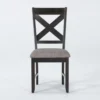 Pollie Dining Side Chair 1 Pollie Dining Side Chair -Furniluxe 267679 black fabric dining chair signature 01