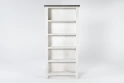 Dixon White 74" Bookcase