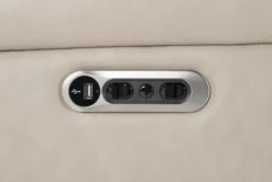 Watkins Linen Leather Power Cordless Recliner With Power Headrest & USB -Furniluxe 268125 hardware 52