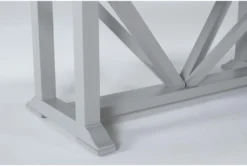 Ozzie 72-100" Extension Dining Table 19 Ozzie 72-100" Extension Dining Table -Furniluxe 268236 grey wood dining table detail 45