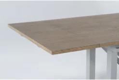Ozzie 72-100" Extension Dining Table 20 Ozzie 72-100" Extension Dining Table -Furniluxe 268236 grey wood dining table detail 46