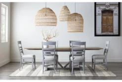 Ozzie 72-100" Extension Dining Table 23 Ozzie 72-100" Extension Dining Table -Furniluxe 268236 grey wood dining table room 50