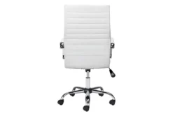Primero Desk Chair White -Furniluxe 269472 white metal office chair detail 46