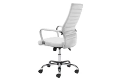 Primero Desk Chair White -Furniluxe 269472 white metal office chair detail 47