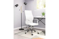 Primero Desk Chair White -Furniluxe 269472 white metal office chair room 85