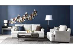 Athens II Chair -Furniluxe 269726 beige fabric chair room 60