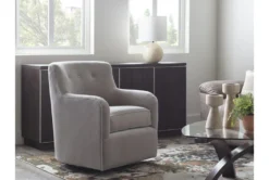 Katrina Velvet Dove Swivel Glider Chair -Furniluxe 269752 beige fabric swivel glider room 60