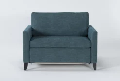 Mikayla Teal 48" Twin Sofa Sleeper