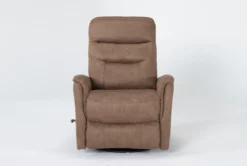 Gannon Autumn Swivel Glider Rocker Recliner With Adjustable Headrest