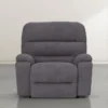 Judson Power Wallaway Recliner With Power Headrest & USB -Furniluxe 271074 grey fabric recliner signature 01