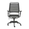 Farum Black High Back Bungee Desk Chair -Furniluxe 271941 black nylon office chair signature 01