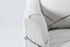 Zoe Accent Chair -Furniluxe 272084 beige fabric accent chair detail 45