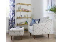 Zoe Accent Chair -Furniluxe 272084 beige fabric accent chair room 62