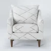 Zoe Accent Chair -Furniluxe 272084 beige fabric accent chair signature 01