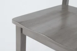 Loratti Dining Side Chair -Furniluxe 272124 grey wood dining chair detail 44