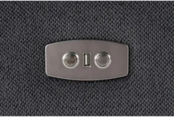 Ronan Steel Power Recliner With USB -Furniluxe 272862 silver fabric recliner detail 45