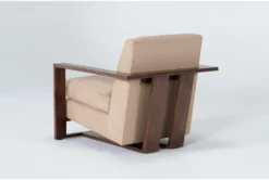 Ollie Micro Suede 32" Accent Chair 23 Ollie Micro Suede 32" Accent Chair -Furniluxe 275089 brown fabric accent chair side 19