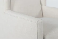 Scott II 33" Accent Chair -Furniluxe 275805 natural fabric accent chair detail 45