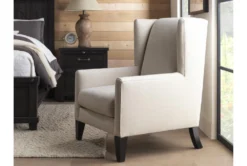 Scott II 33" Accent Chair -Furniluxe 275805 natural fabric accent chair room 60