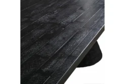Roma Black Rope 120" Double Pedestal Dining Table -Furniluxe 275899 black mdf dining table detail 44