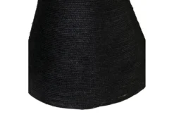 Roma Black Rope 120" Double Pedestal Dining Table -Furniluxe 275899 black mdf dining table detail 46