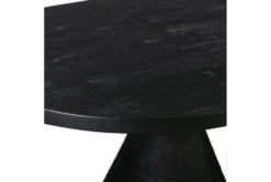 Roma Black Rope 120" Double Pedestal Dining Table -Furniluxe 275899 black mdf dining table detail 47