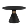 Roma Black Rope 48" Round Dining Table -Furniluxe 275905 black mdf dining table signature 01