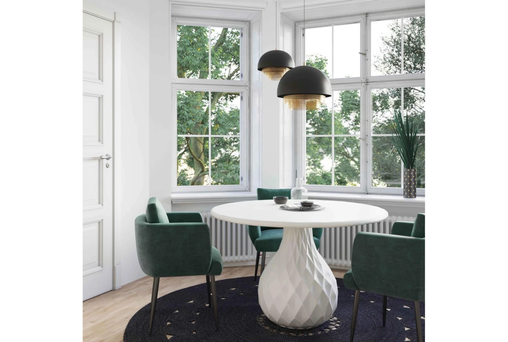 Valmar Concrete 35" Round Dining Table 8 Valmar Concrete 35" Round Dining Table - Image 6