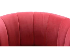 Deanna Hot Pink Velvet Accent Chair -Furniluxe 276794 pink fabric accent chair detail 45
