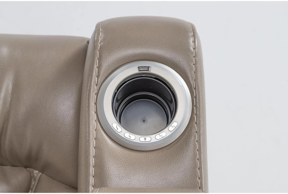 Bronson Linen Home Theater Power Wallaway Recliner With Power Headrest & USB 12 Bronson Linen Home Theater Power Wallaway Recliner With Power Headrest & USB - Image 10