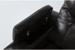 Bronson Truffle Home Theater Power Wallaway Recliner With Power Headrest & USB -Furniluxe 276994 brown polyester recliner detail 47